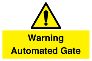 Warning Automated Gate